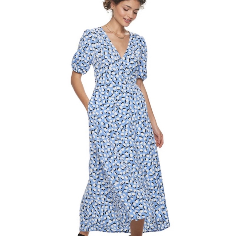 Popsugar wrap maxi dress